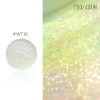 KROMI Aurora green nail chrome powder WT16