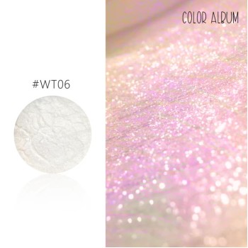 KROMI Aurora pink nail chrome powder WT06