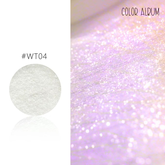 KROMI Aurora purple nail chrome powder WT04