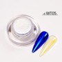 KROMI Aurora blue nail chrome powder WT05