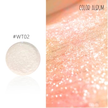 KROMI Aurora orange nail chrome powder WT02