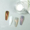KROMI Aurora orange nail chrome powder WT02