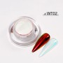 KROMI Aurora orange nail chrome powder WT02