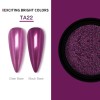 KROMI Purple nail chrome powder TA22
