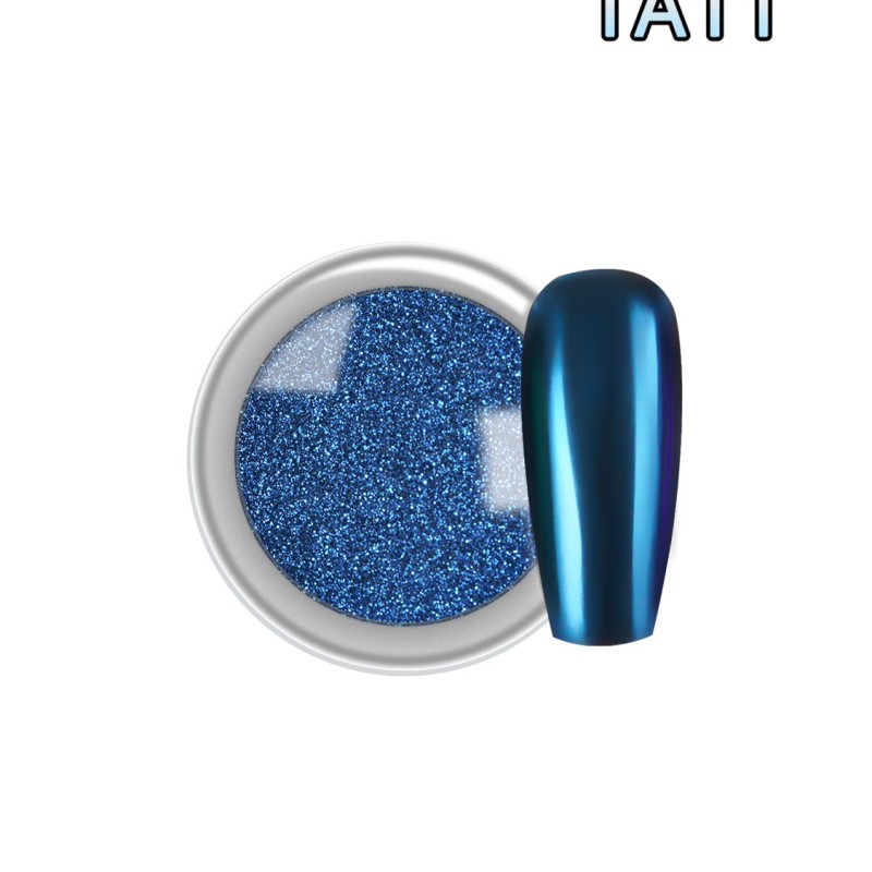 KROMI Blue nail chrome powder TA11