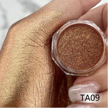 KROMI Brown nail chrome powder TA09