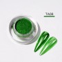 Green nail chrome powder TA08