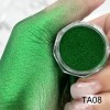 KROMI Green nail chrome powder TA08