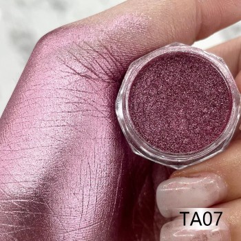 KROMI Pink nail chrome powder TA07