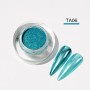 KROMI Cyan nail chrome powder TA06