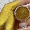 KROMI Holographic Gold nail chrome powder TA02