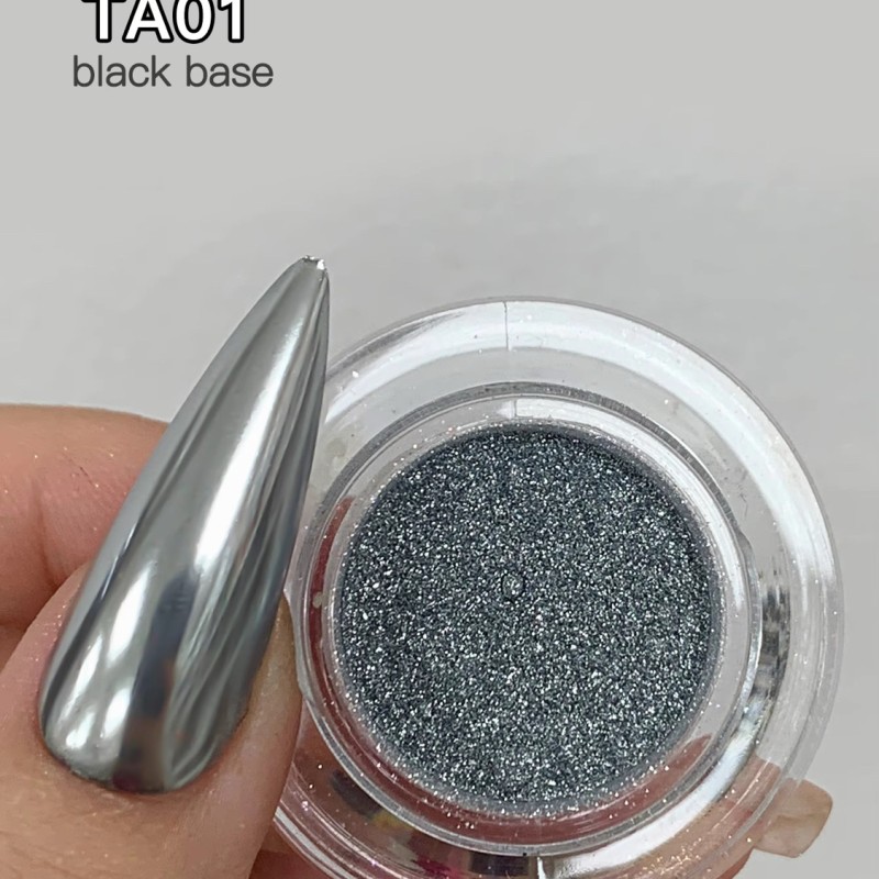 KROMI Silver nail chrome powder TA01